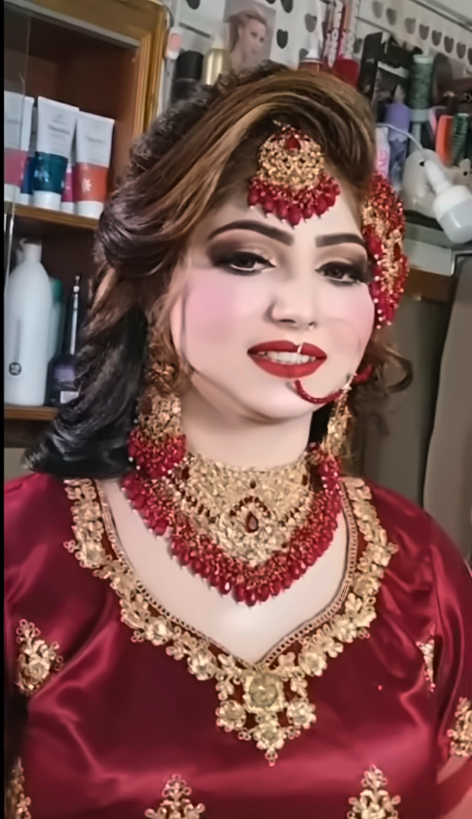 Barat bride at Glow Beauty Salon Kasur